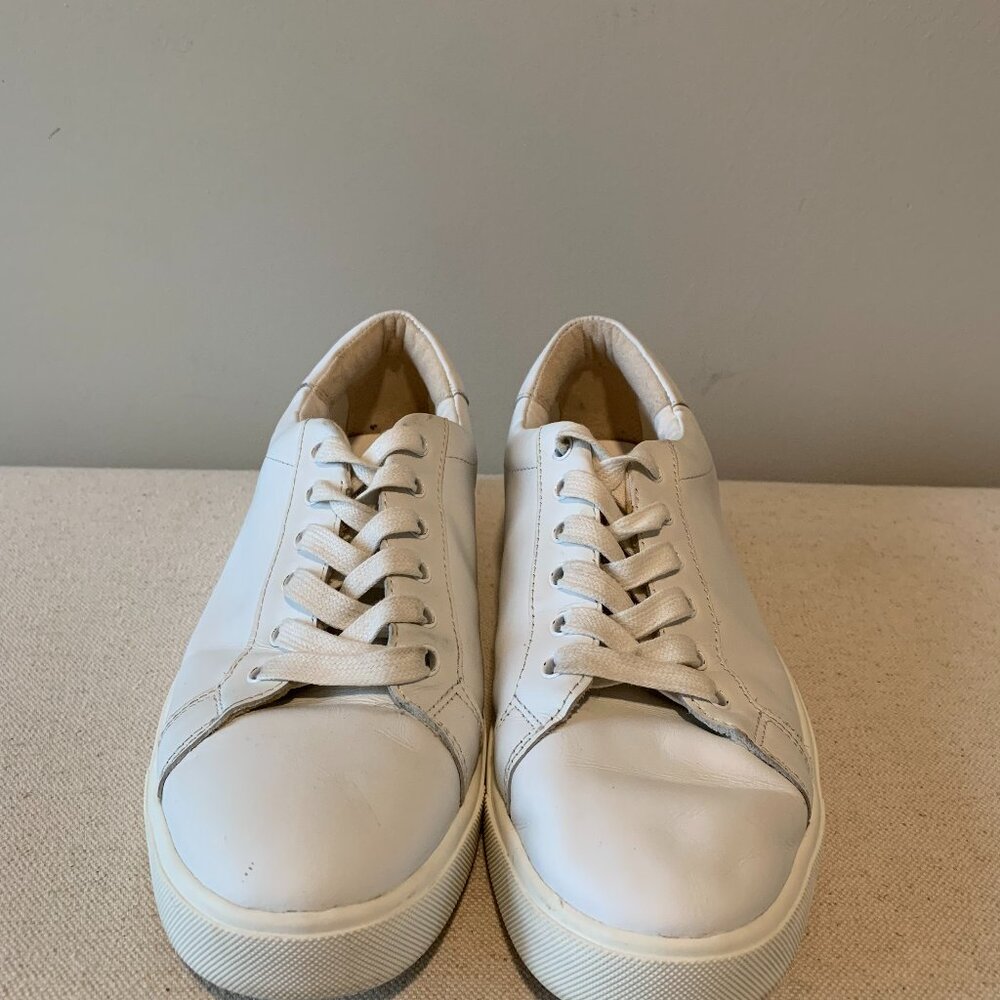 Sam Edelman Ethyl Women's White Leather Sneakers Women's Size 9.5